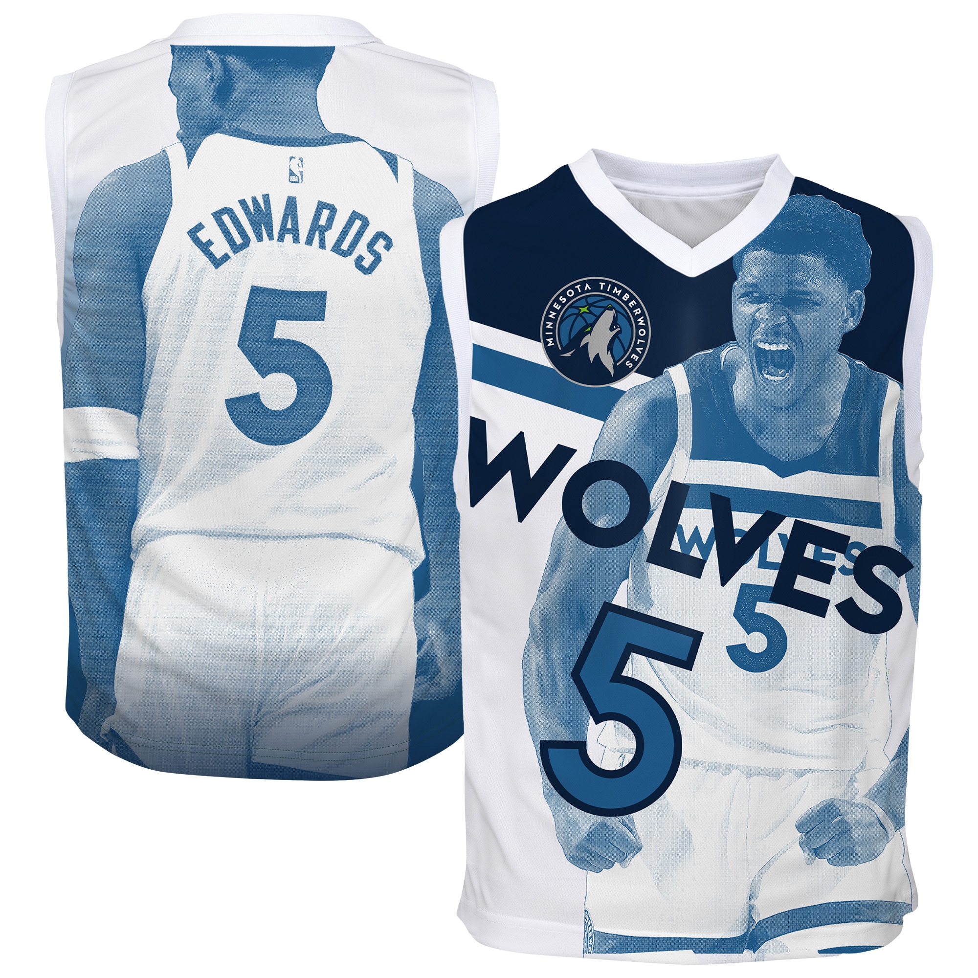 Kids' Minnesota Timberwolves Blue Fashion Jersey