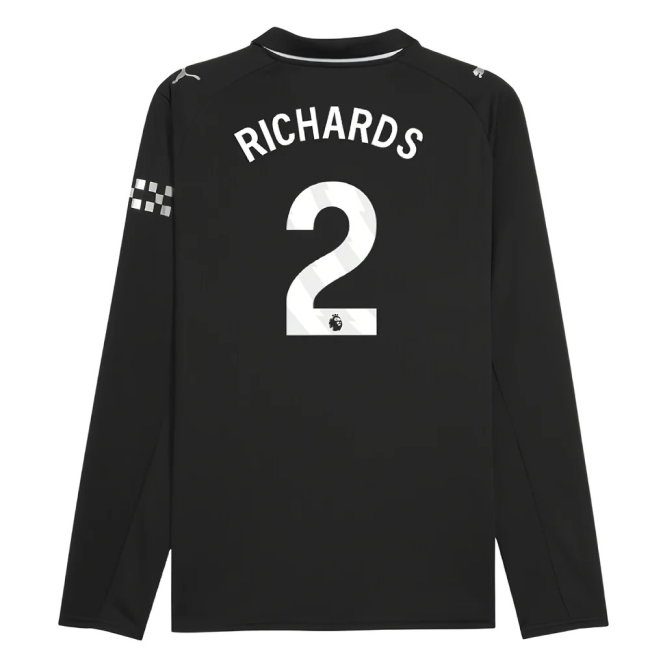 Men's Man City 2025/26 City Long Sleeve Jersey