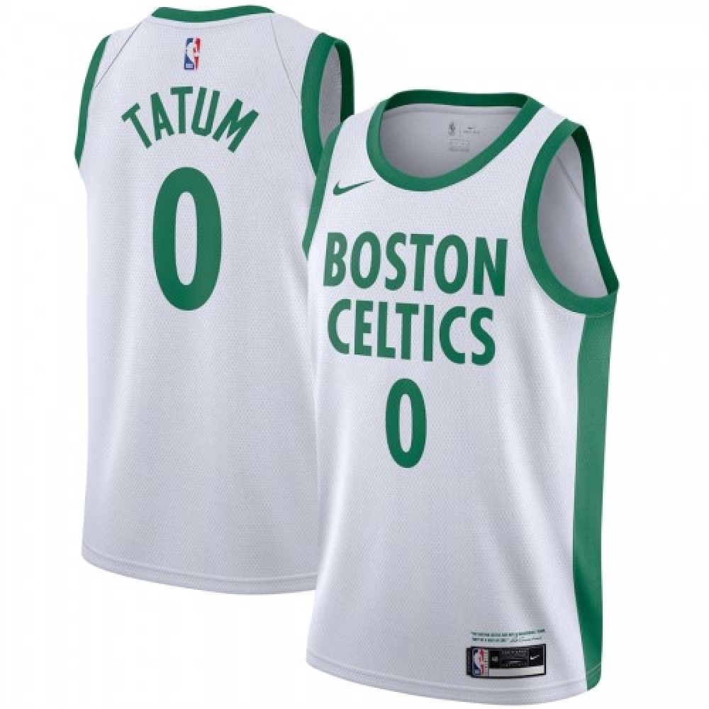 Men's Boston Celtics 2020/21 White City Player Jersey