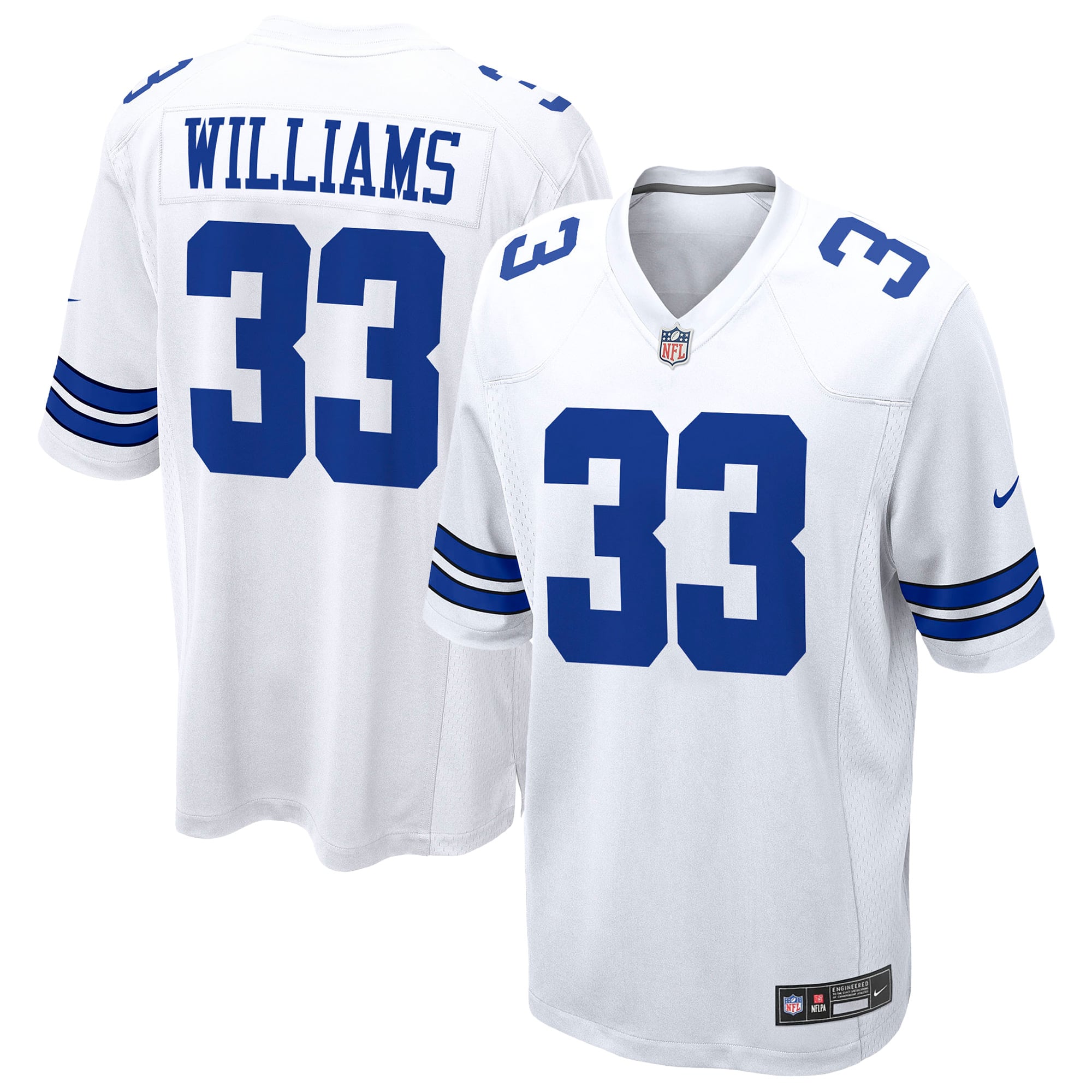 Men's Dallas Cowboys White Game Jersey