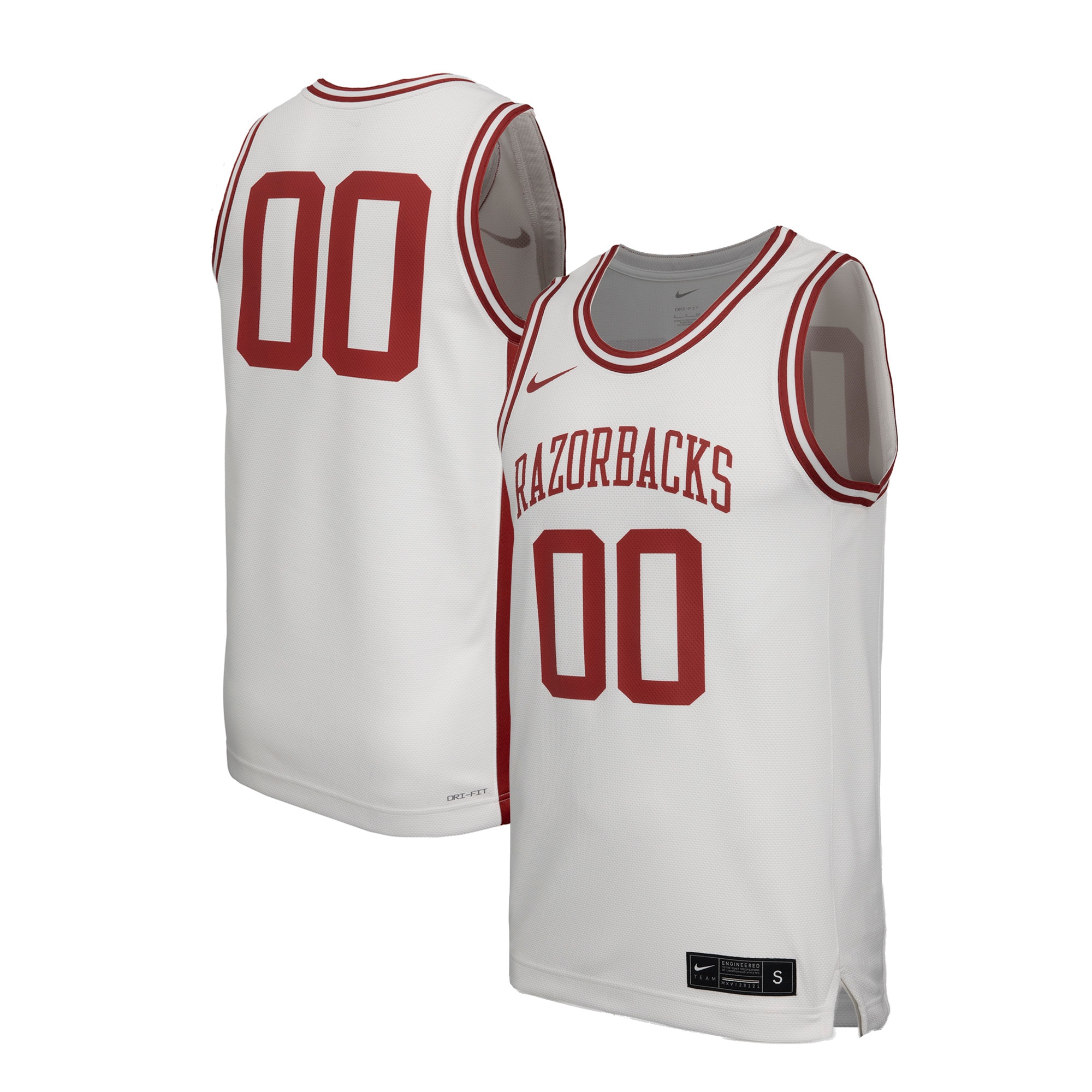 Men's Arkansas Razorbacks White Replica Jersey