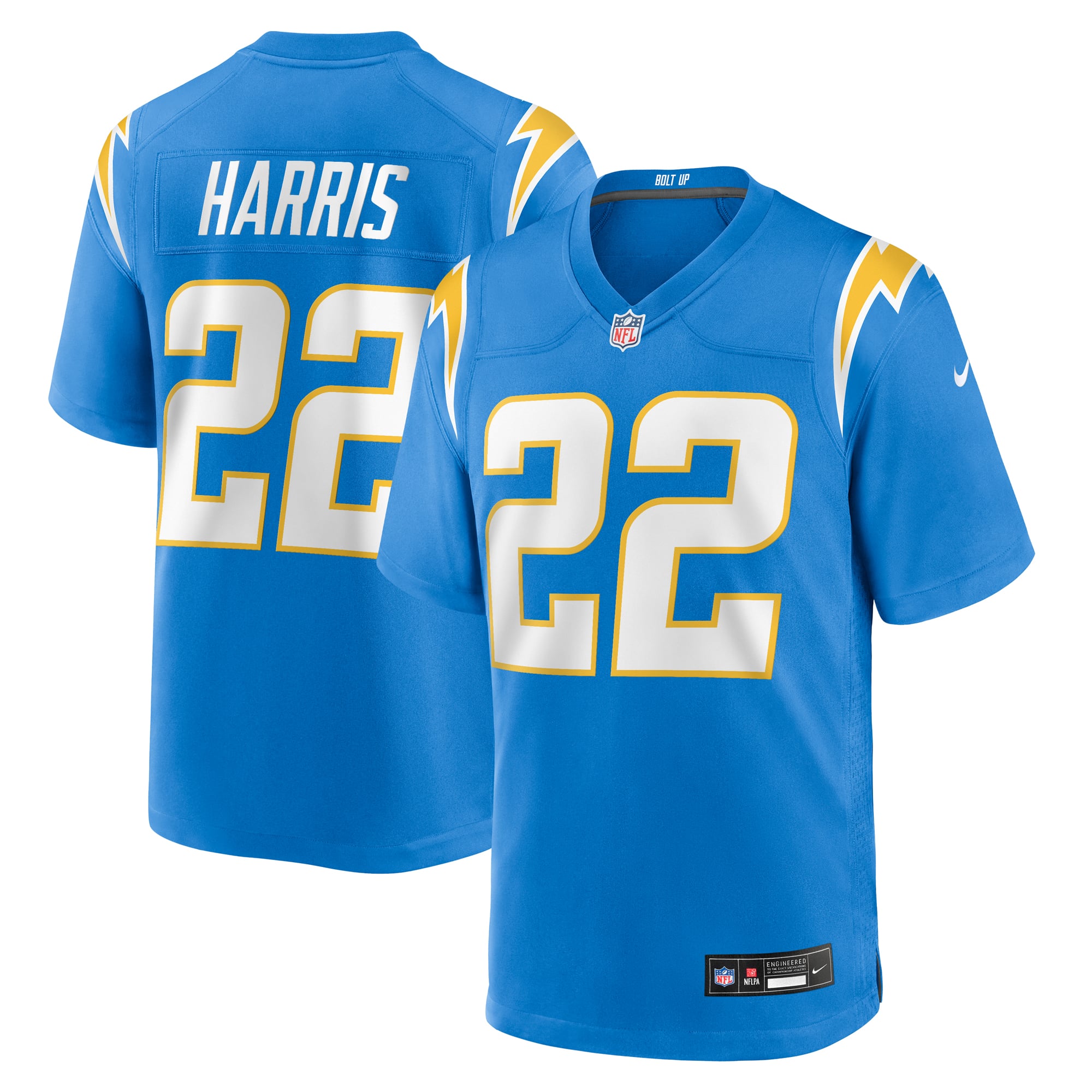 Men's Los Angeles Chargers Powder Player Jersey