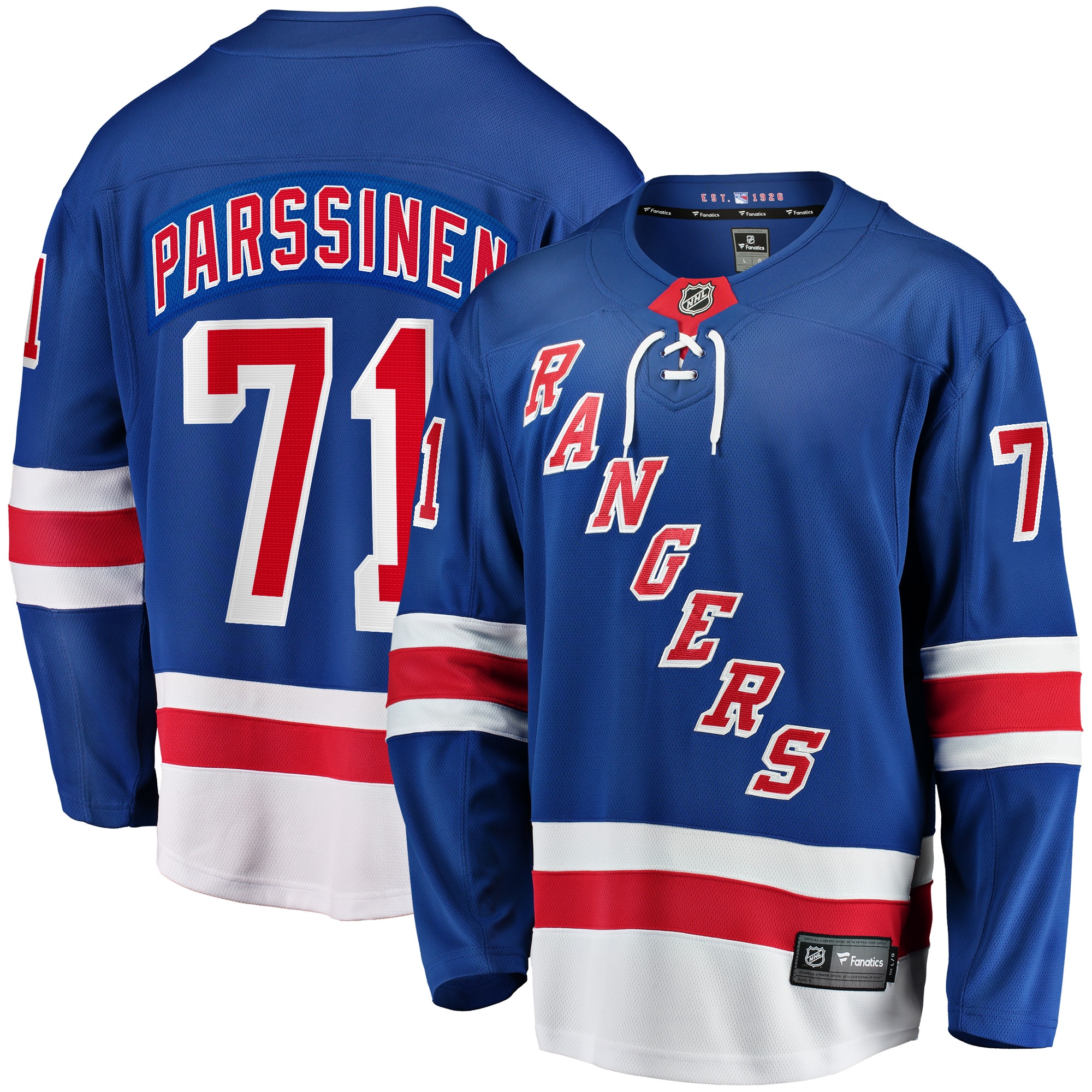 Men's New York Rangers Blue Home Jersey