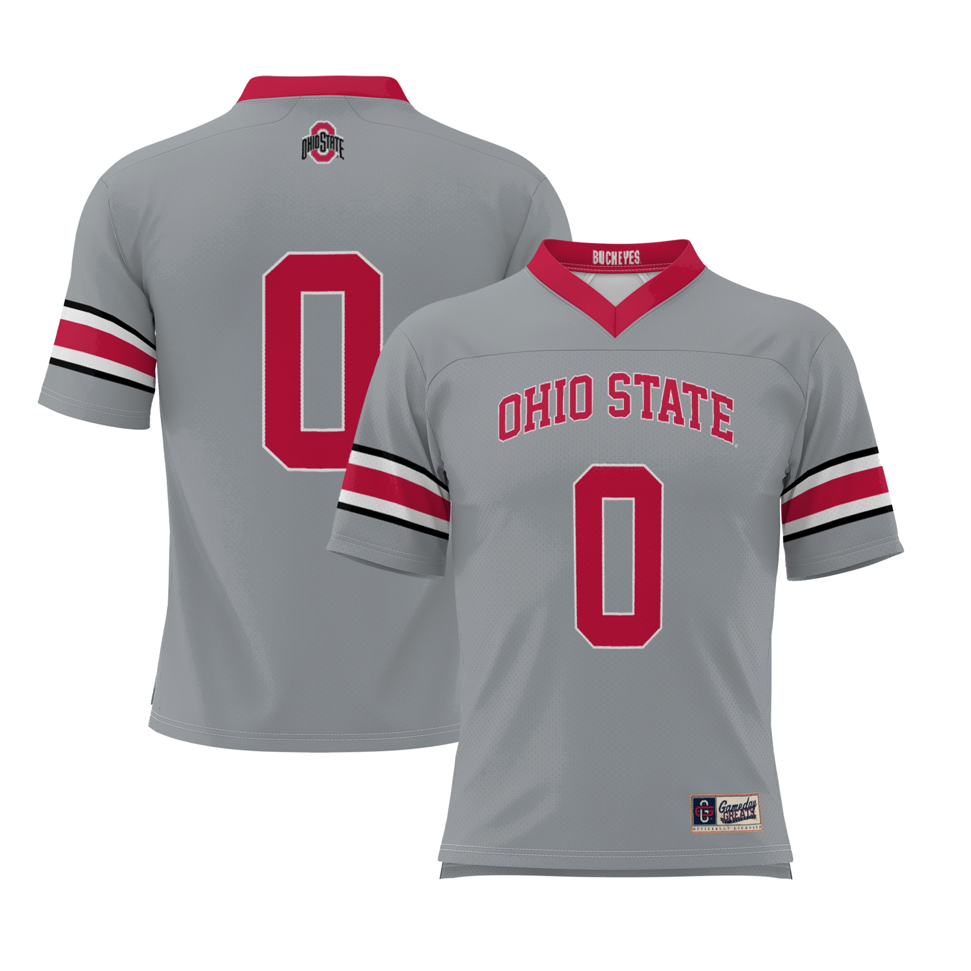 Women's Ohio State Buckeyes Gray Jersey