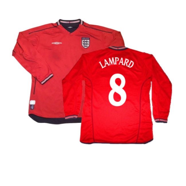 Kids' England Away Long Sleeve Jersey