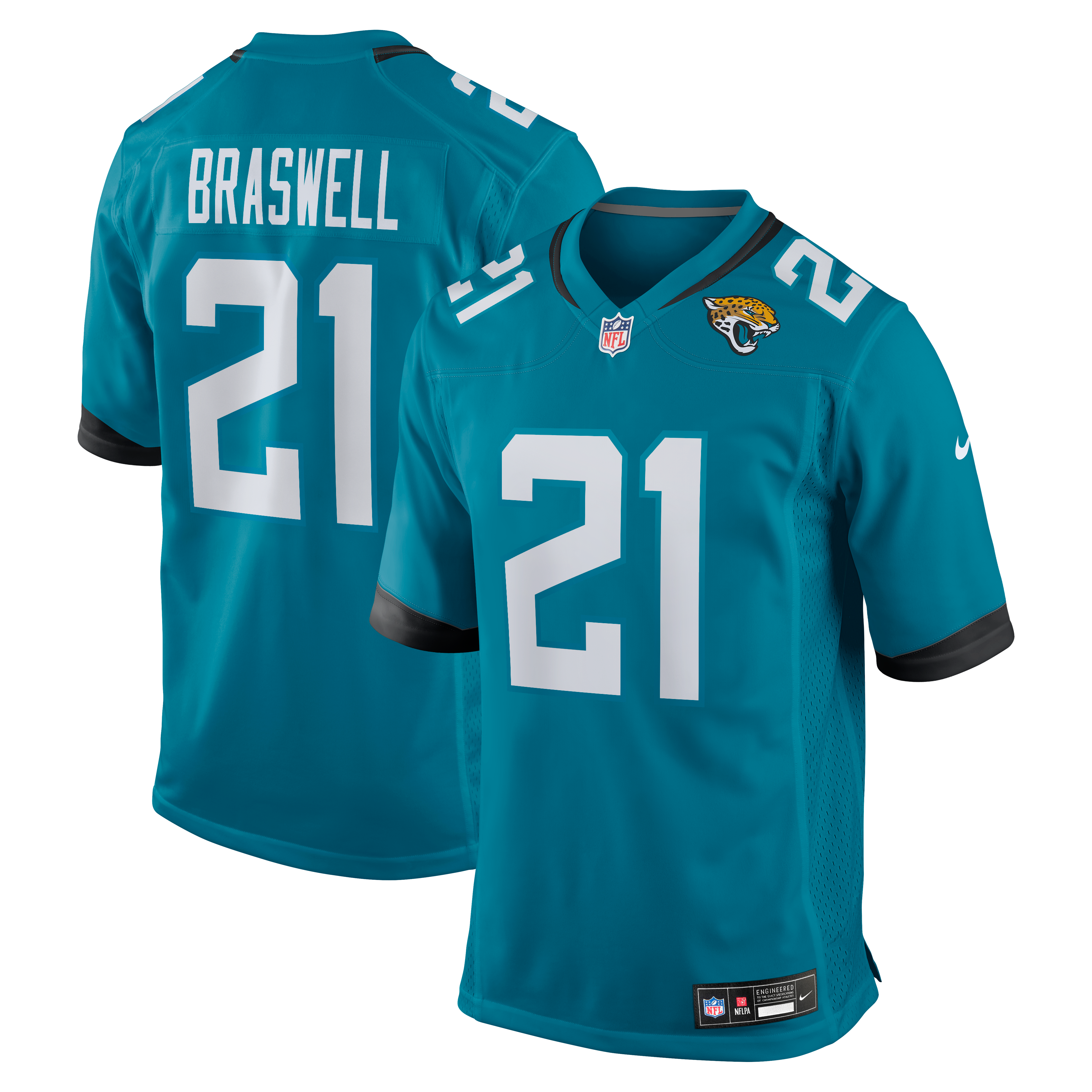Women's Jacksonville Jaguars Teal Game Jersey