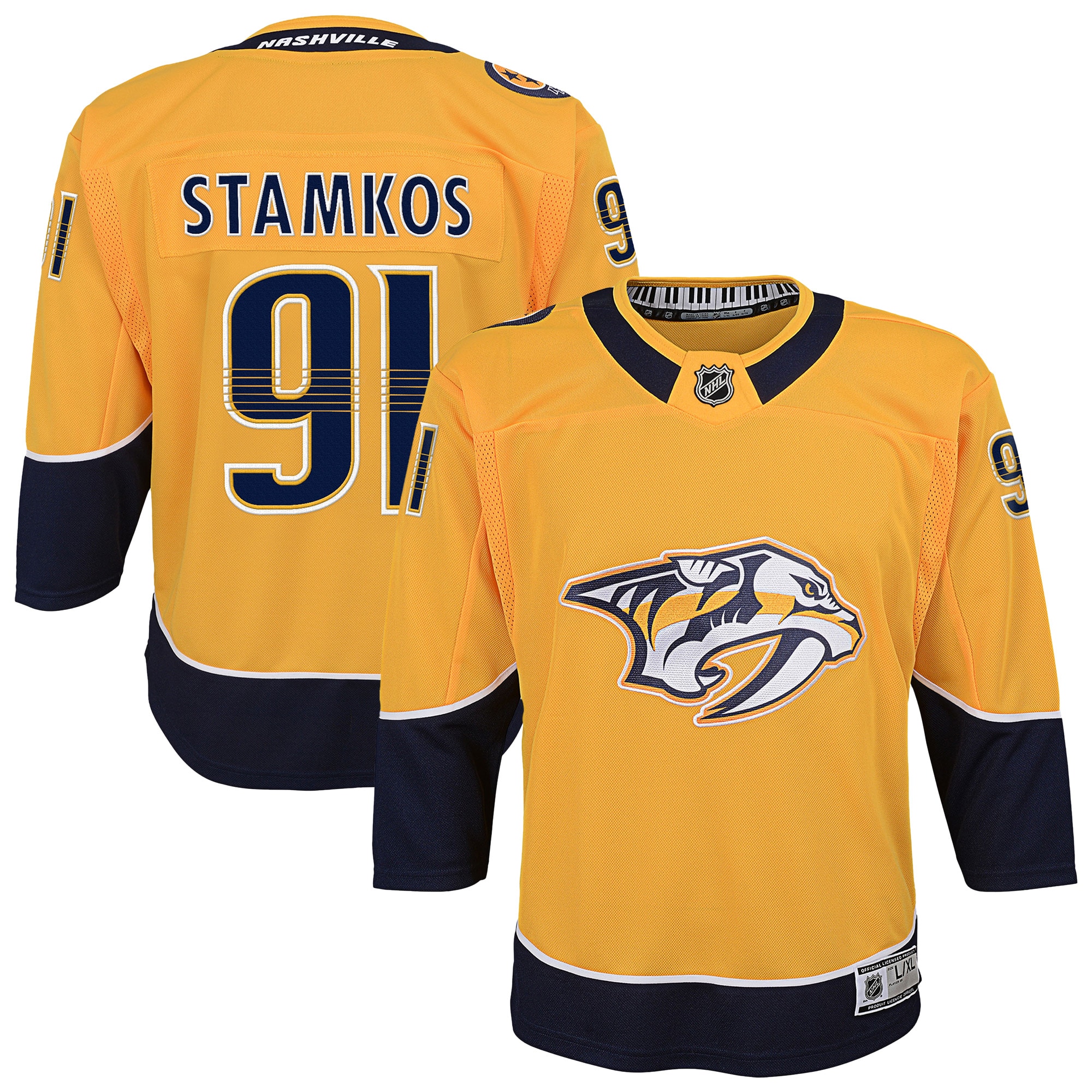 Men's Nashville Predators Gold Player Jersey