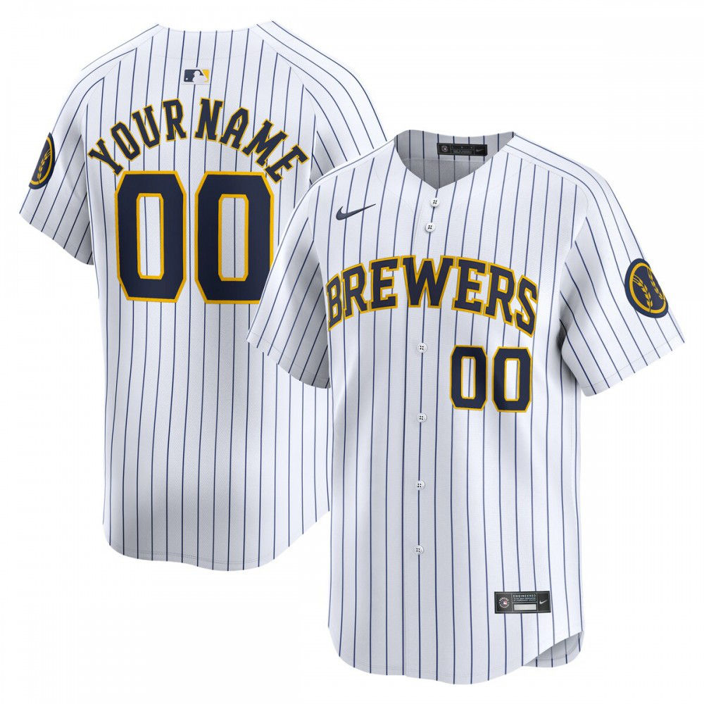 Women's Milwaukee Brewers White Limited Jersey