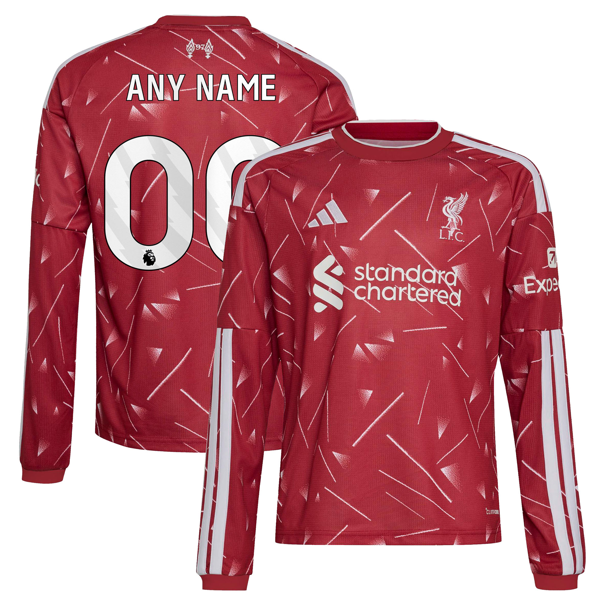Kids' Liverpool 2026/27 Red Replica Long Sleeve Jersey