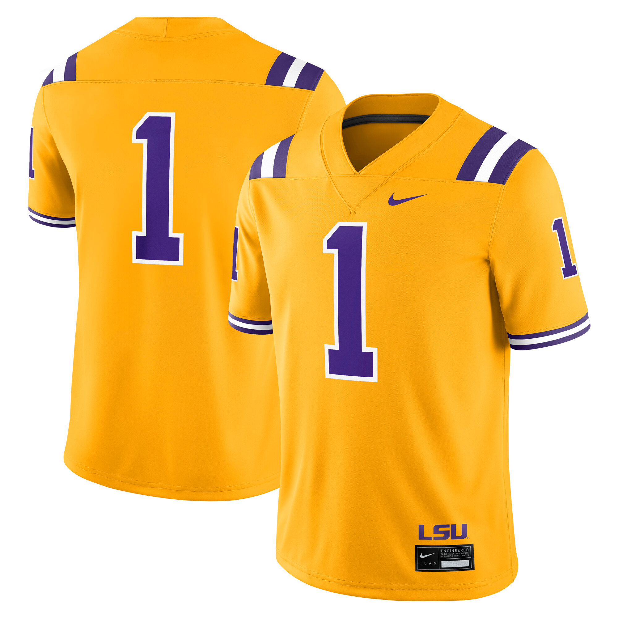 Men's LSU Tigers Gold Game Jersey
