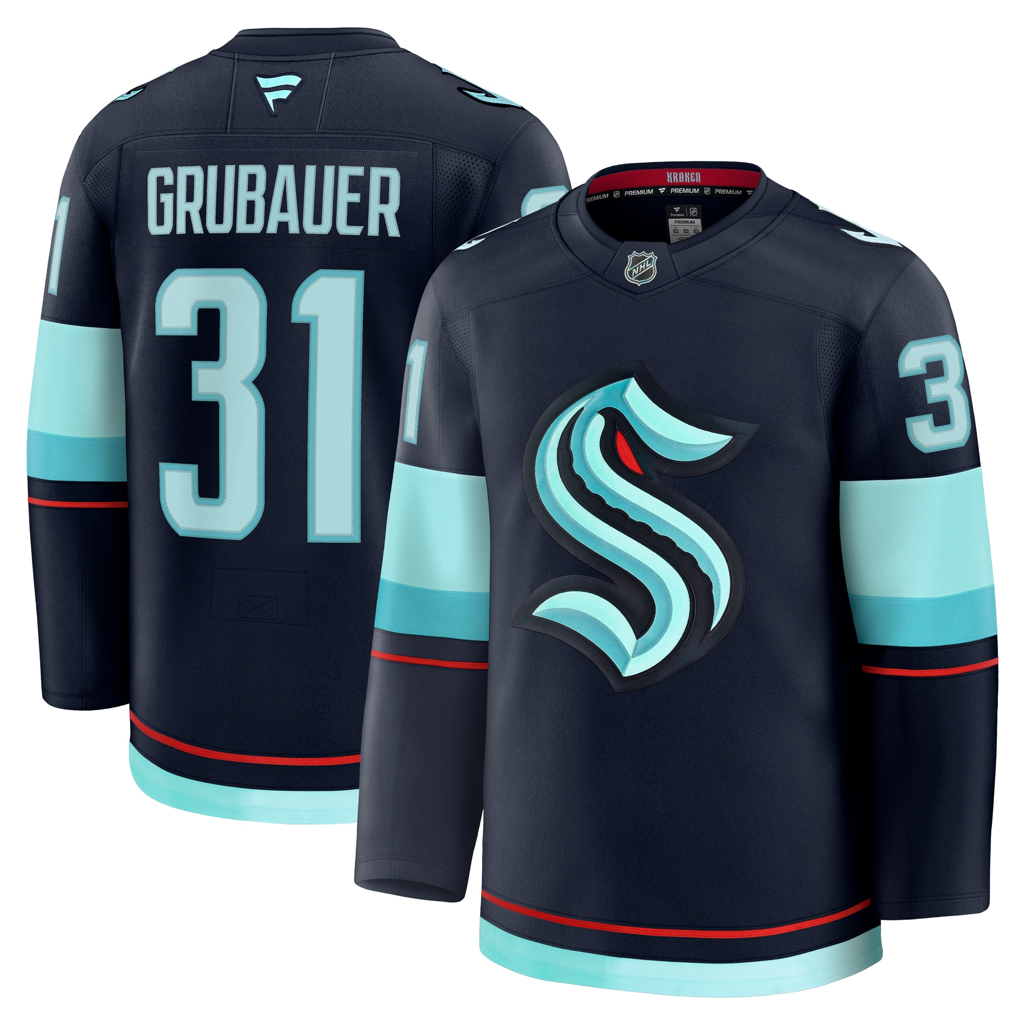 Women's Seattle Kraken Blue Home Jersey