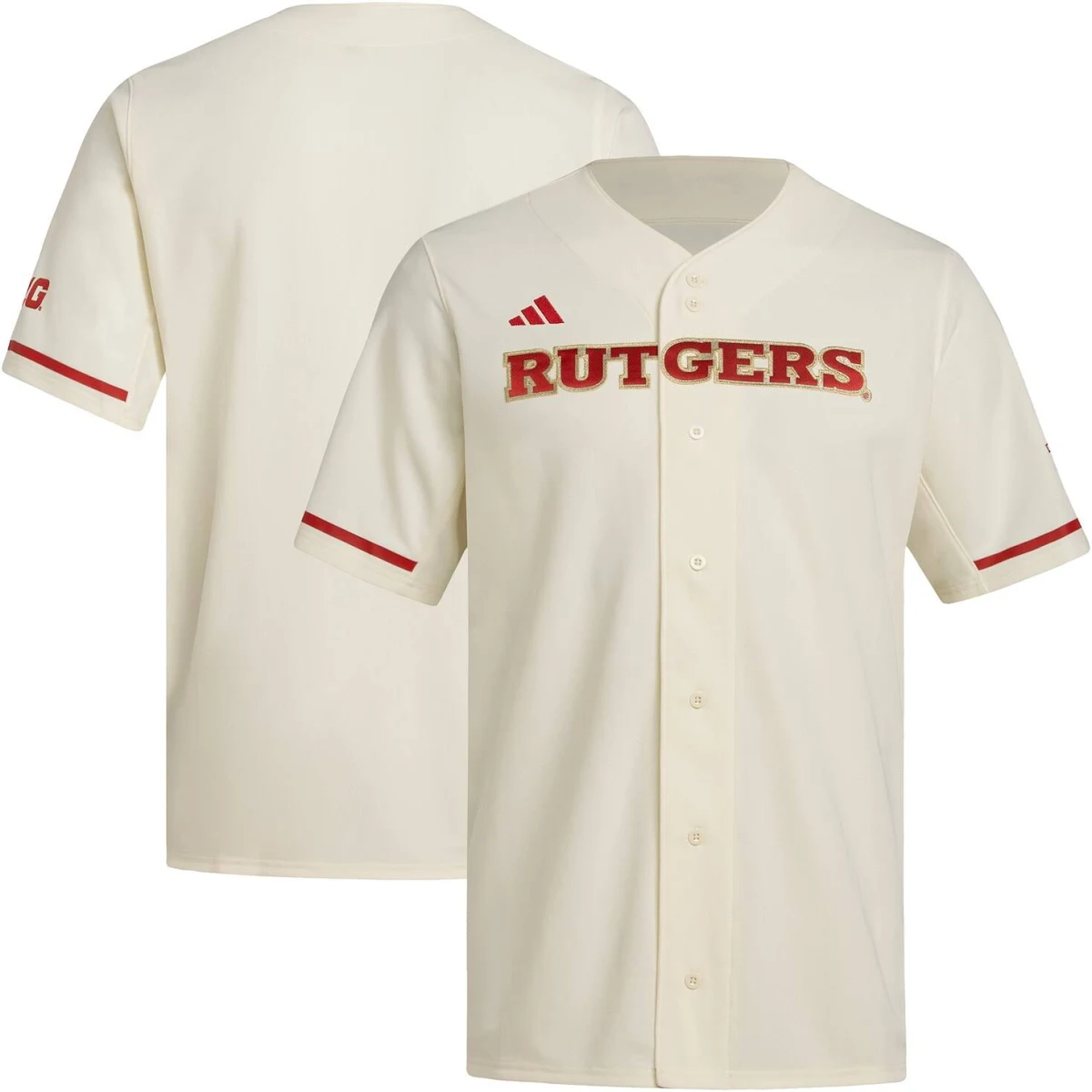 Men's Rutgers Scarlet Knights Cream Replica Jersey