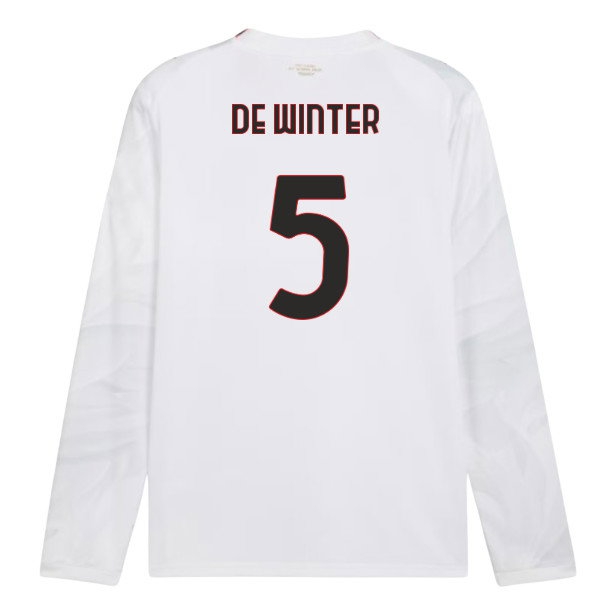Men's AC Milan 2026/27 Away Long Sleeve Jersey