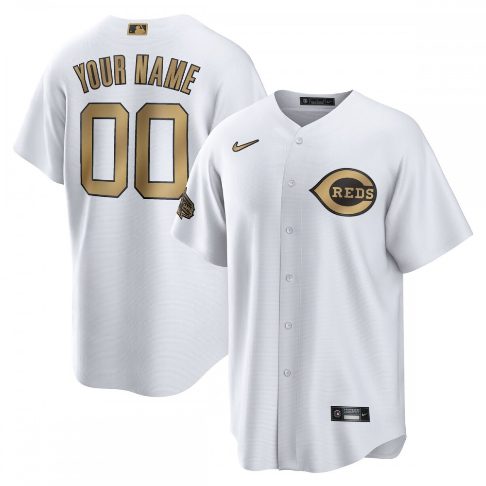 Kids' Cincinnati Reds 2022 White Game Jersey