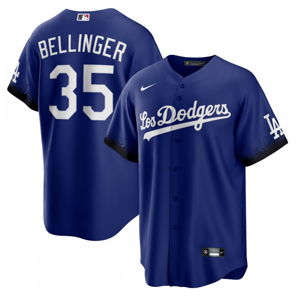 Kids' Los Angeles Dodgers 2021 Royal City Player Jersey
