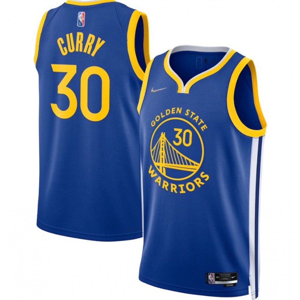 Men's Golden State Warriors 2021/22 Royal Icon Swingman Jersey