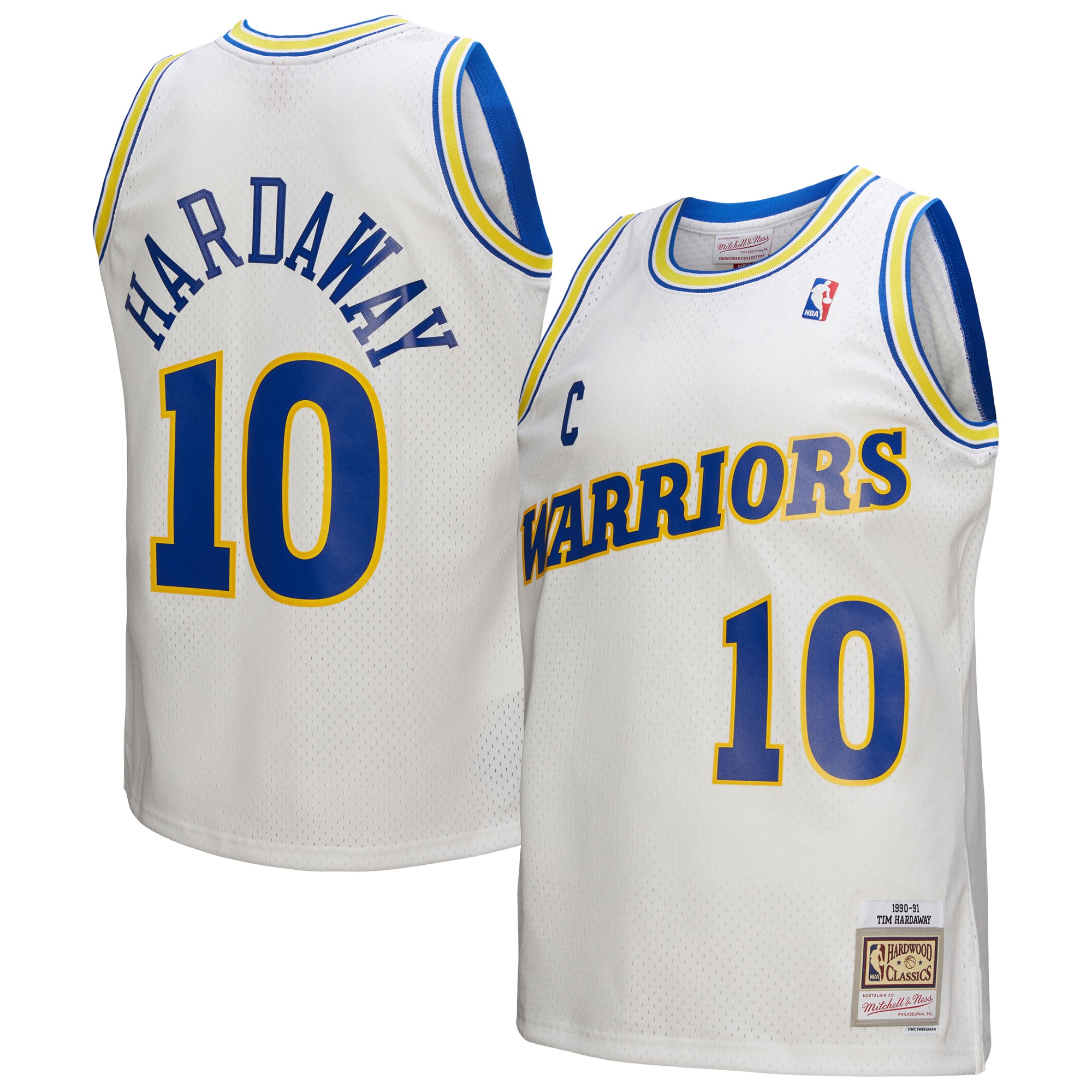 Men's Golden State Warriors White Swingman Jersey