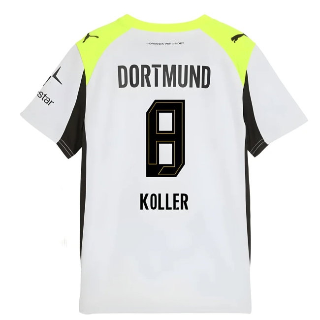 Men's Borussia Dortmund 2025/26 Away Jersey