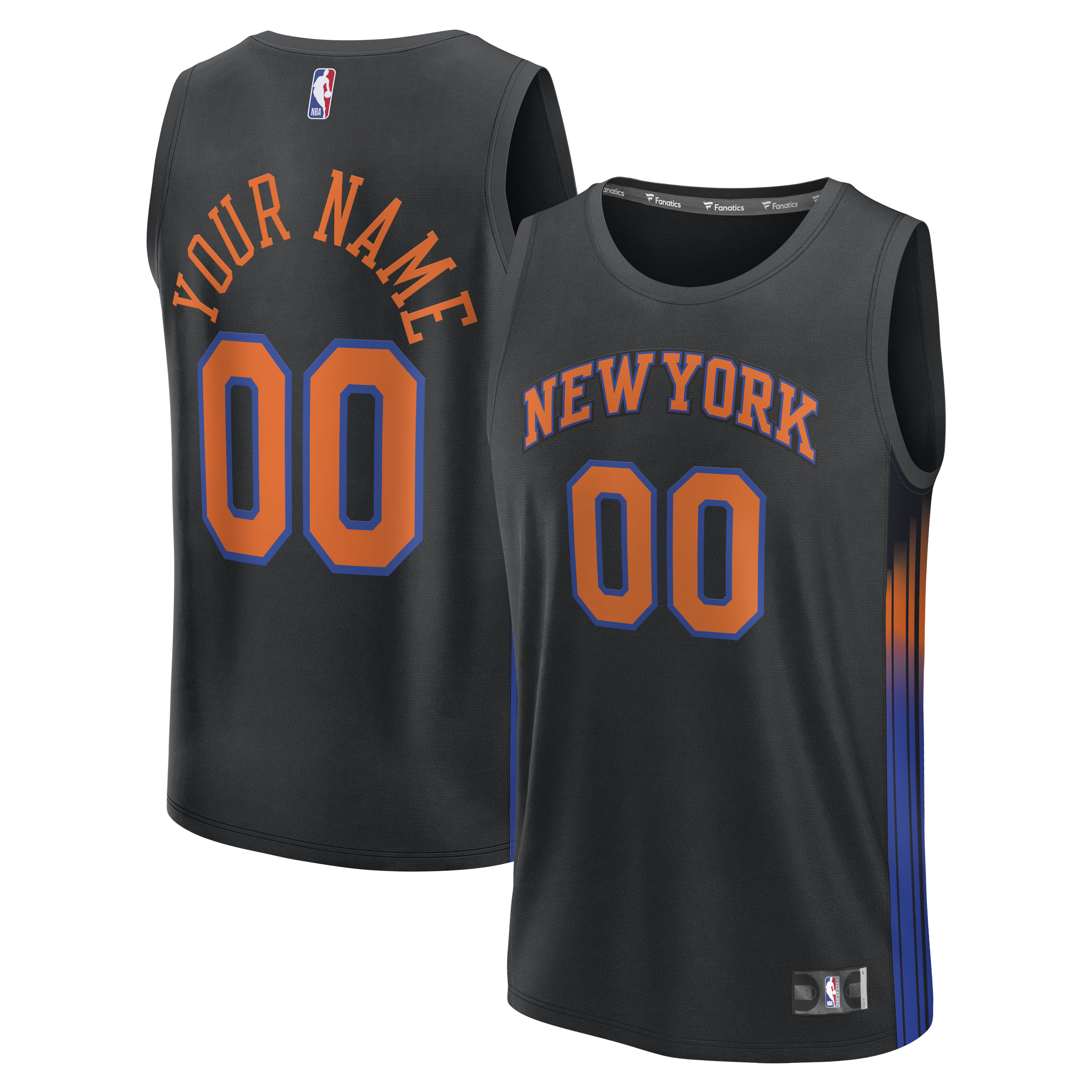 Men's New York Knicks Black Statement Jersey