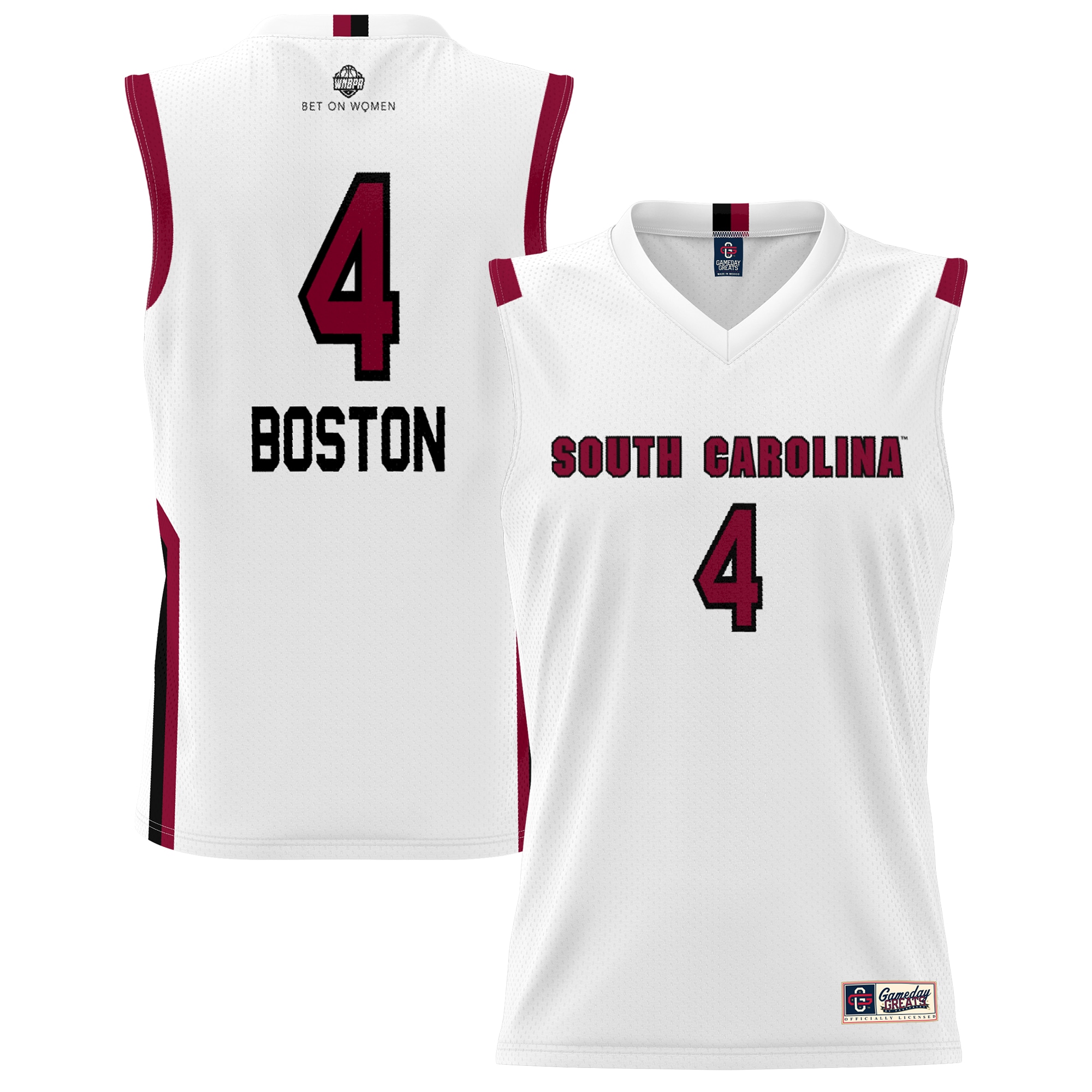 Women's South Carolina Gamecocks White Jersey
