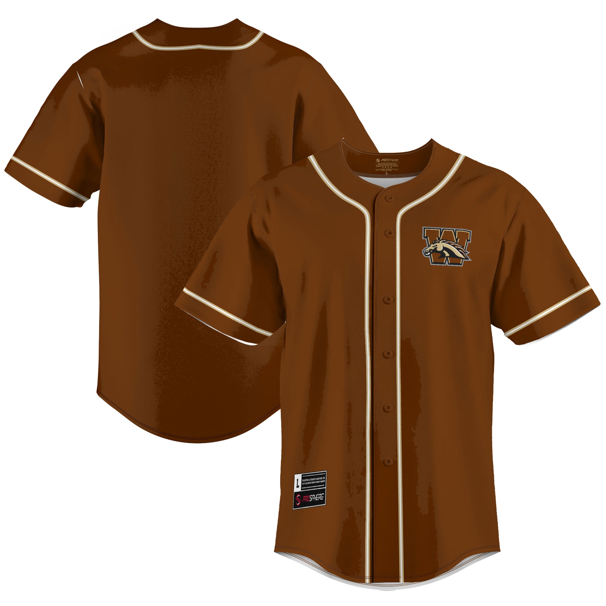Men's Western Michigan Broncos Brown Jersey