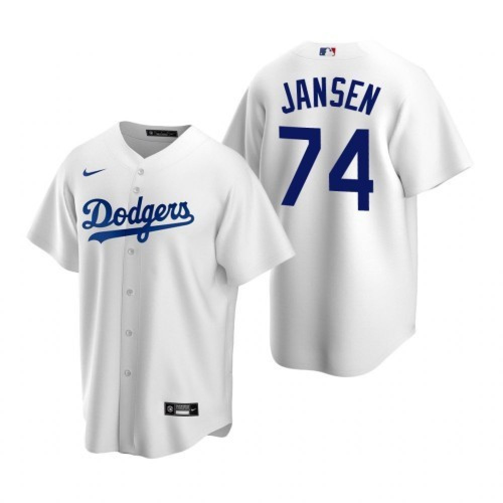 Kids' Los Angeles Dodgers 2020 White Home Jersey