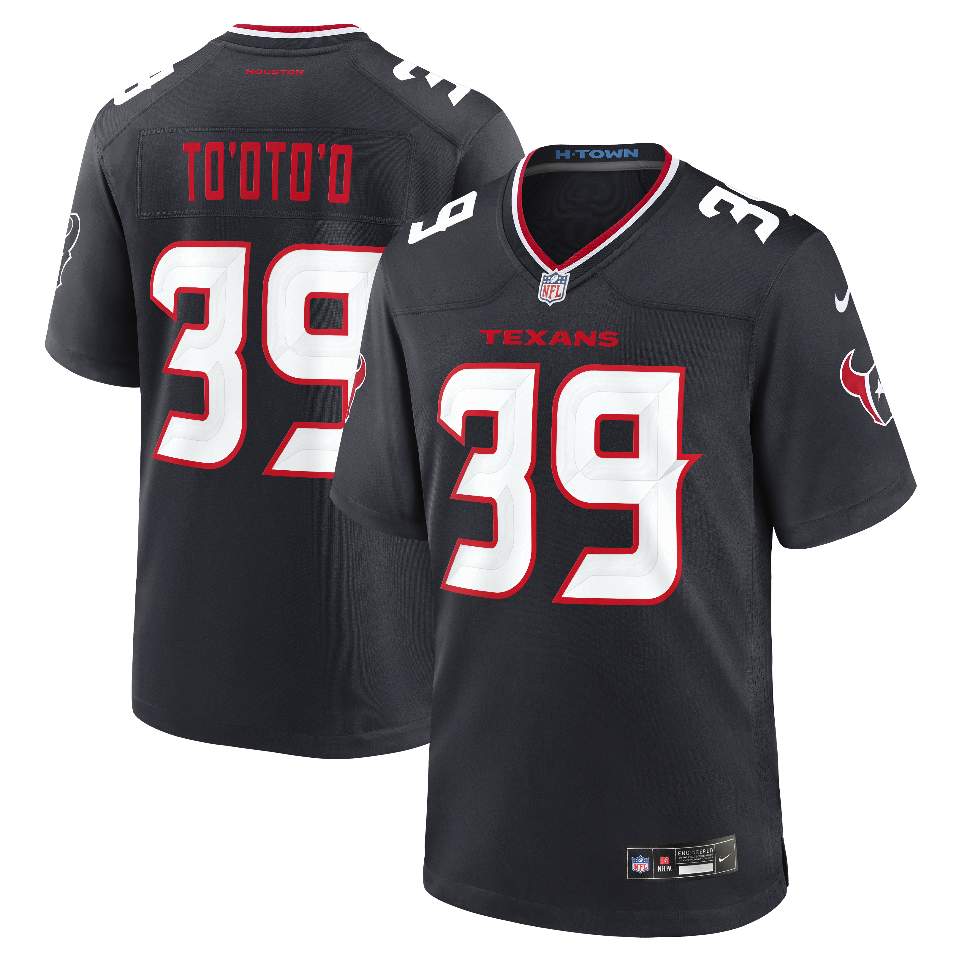 Women's Houston Texans Navy Game Jersey