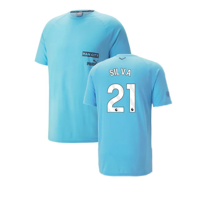 Men's Man City 2023/24 Blue City Tee