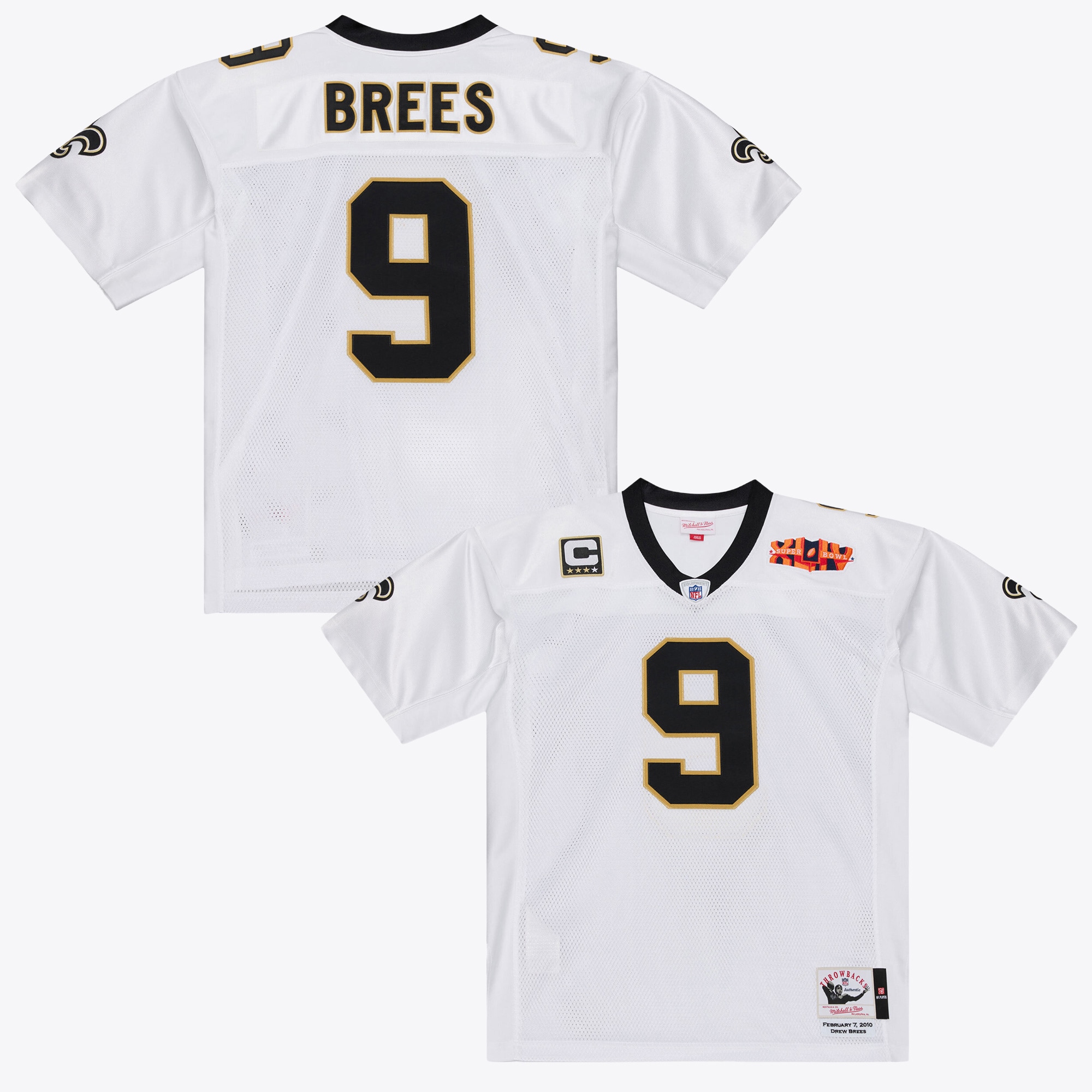 Men's New Orleans Saints White Jersey