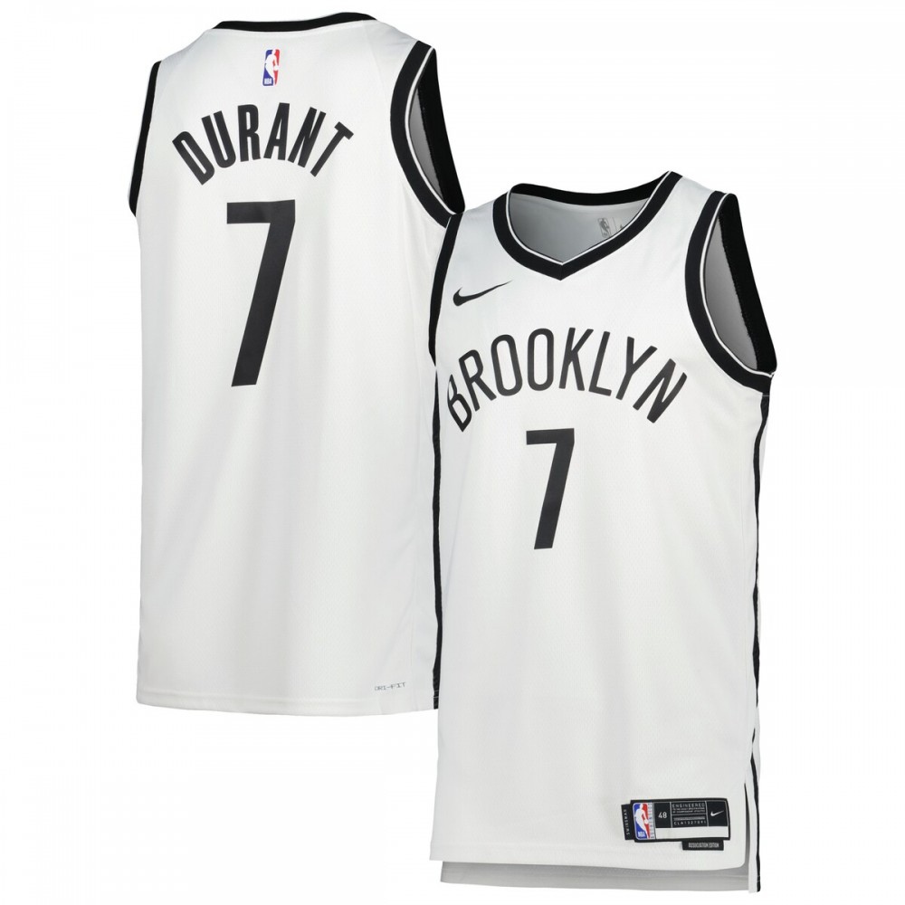 Men's Brooklyn Nets 2022/23 White Icon Swingman Jersey