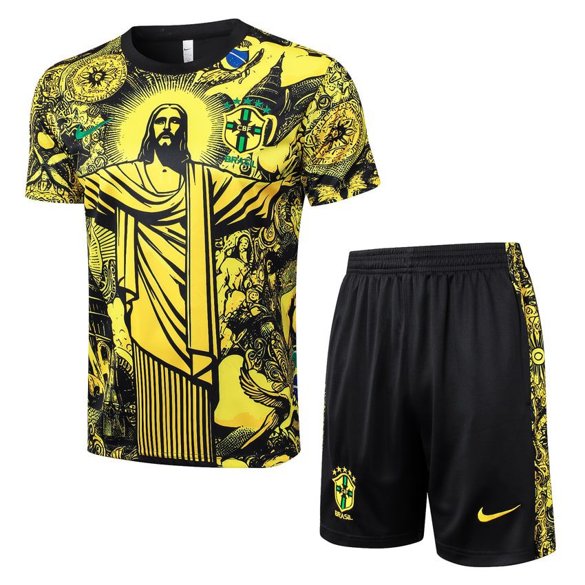 Women's Brazil 2024/25 Yellow Shorts
