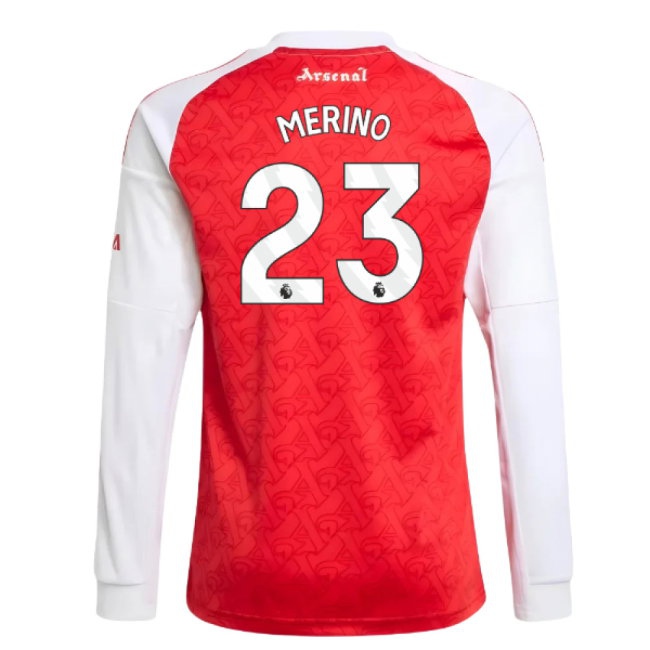 Women's Arsenal 2025/26 Home Long Sleeve Jersey