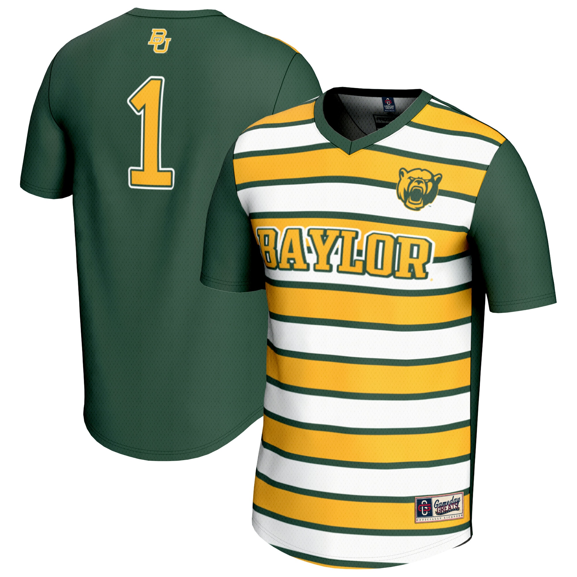 Men's Baylor Bears Green Fashion Jersey