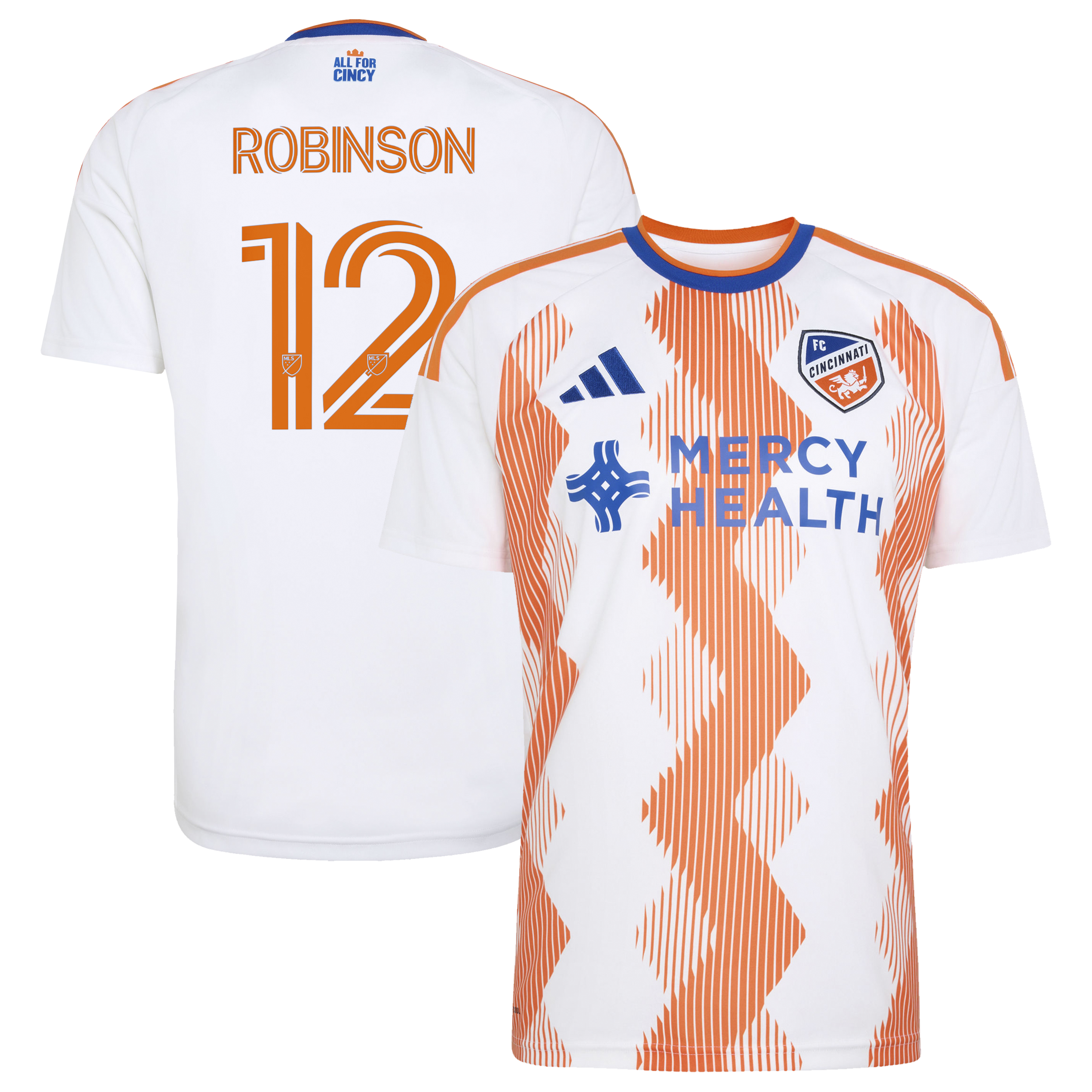 Kids' FC Cincinnati 2026 White Replica Kit