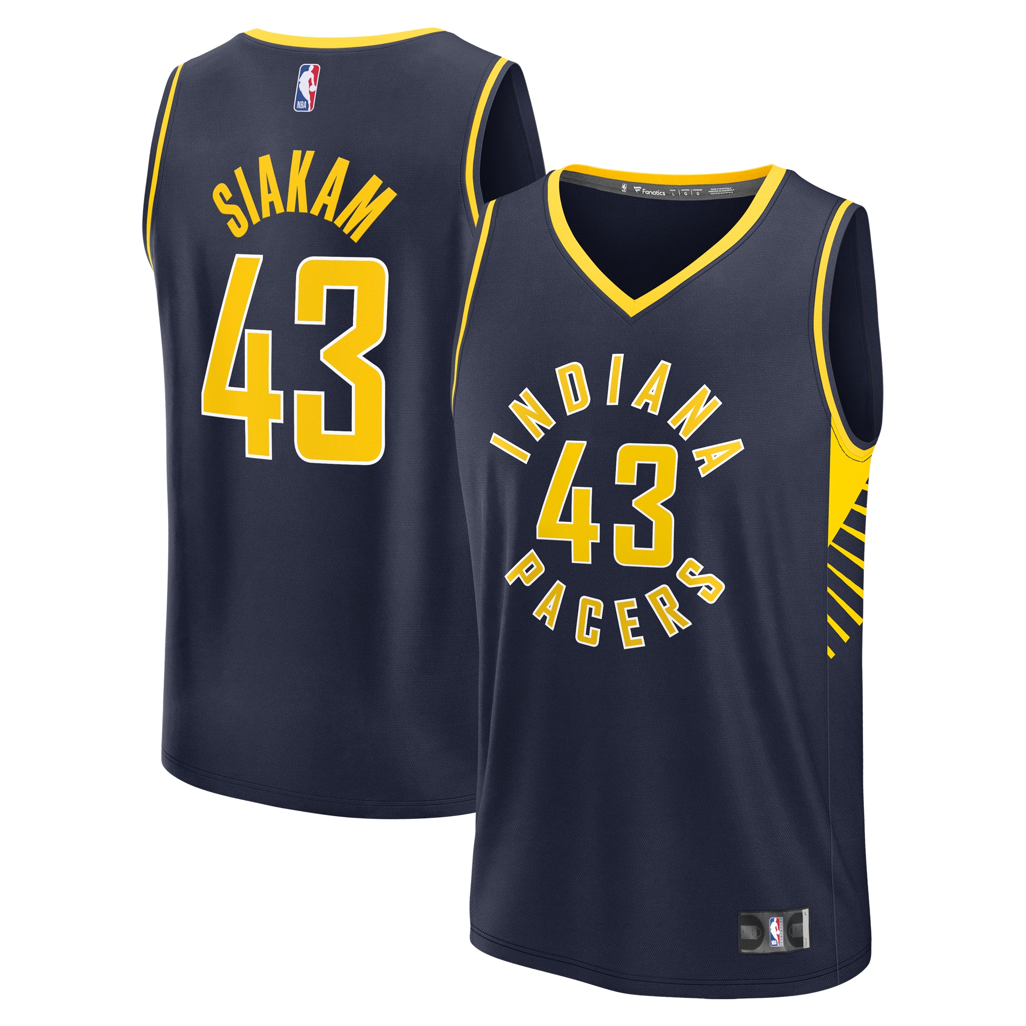 Kids' Indiana Pacers Navy Icon Player Jersey