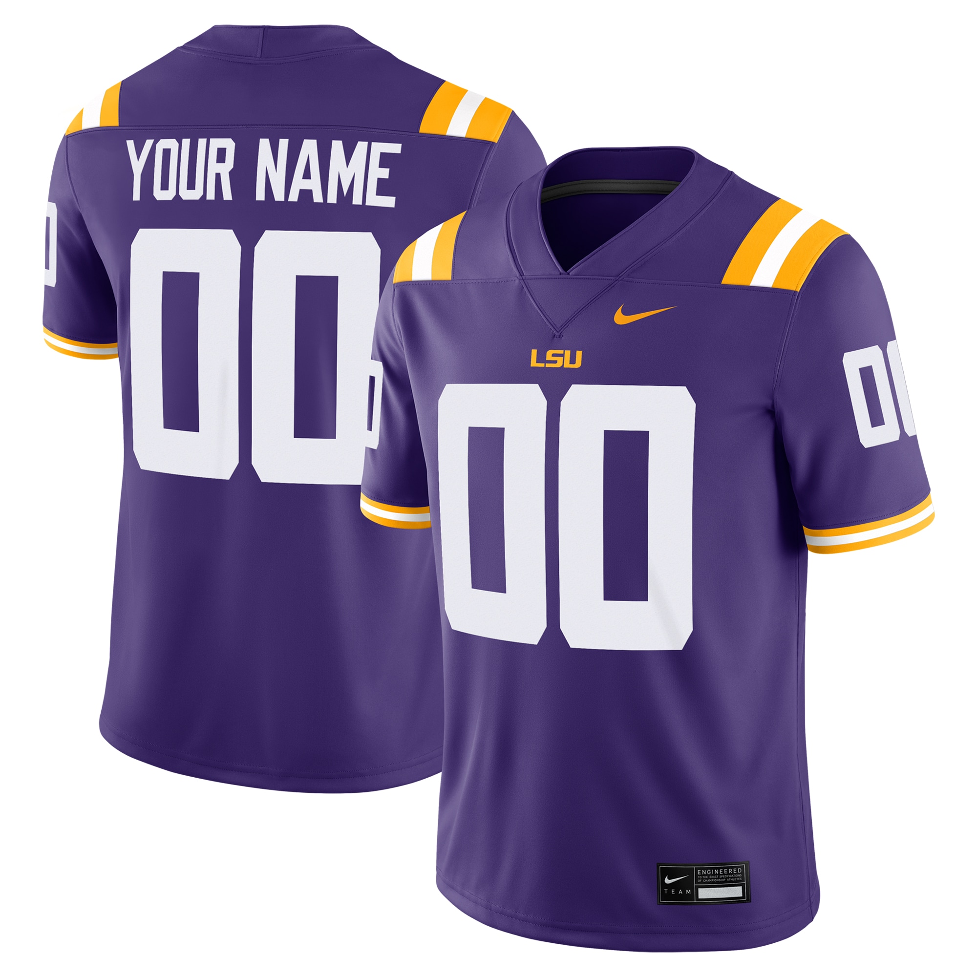 Men's LSU Tigers Purple Game Jersey