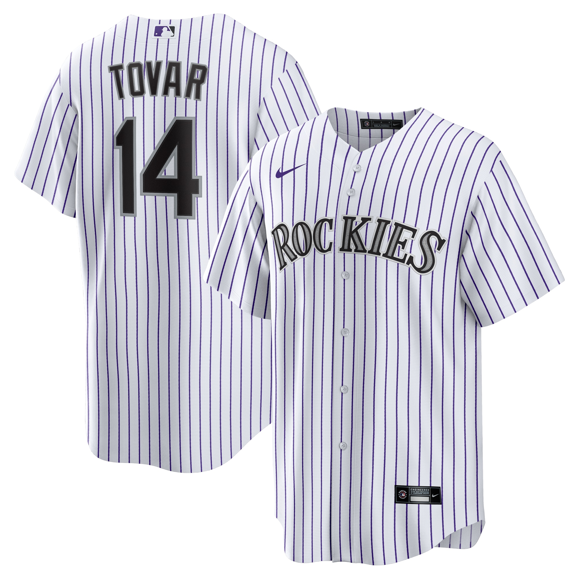 Kids' Colorado Rockies White Replica Jersey