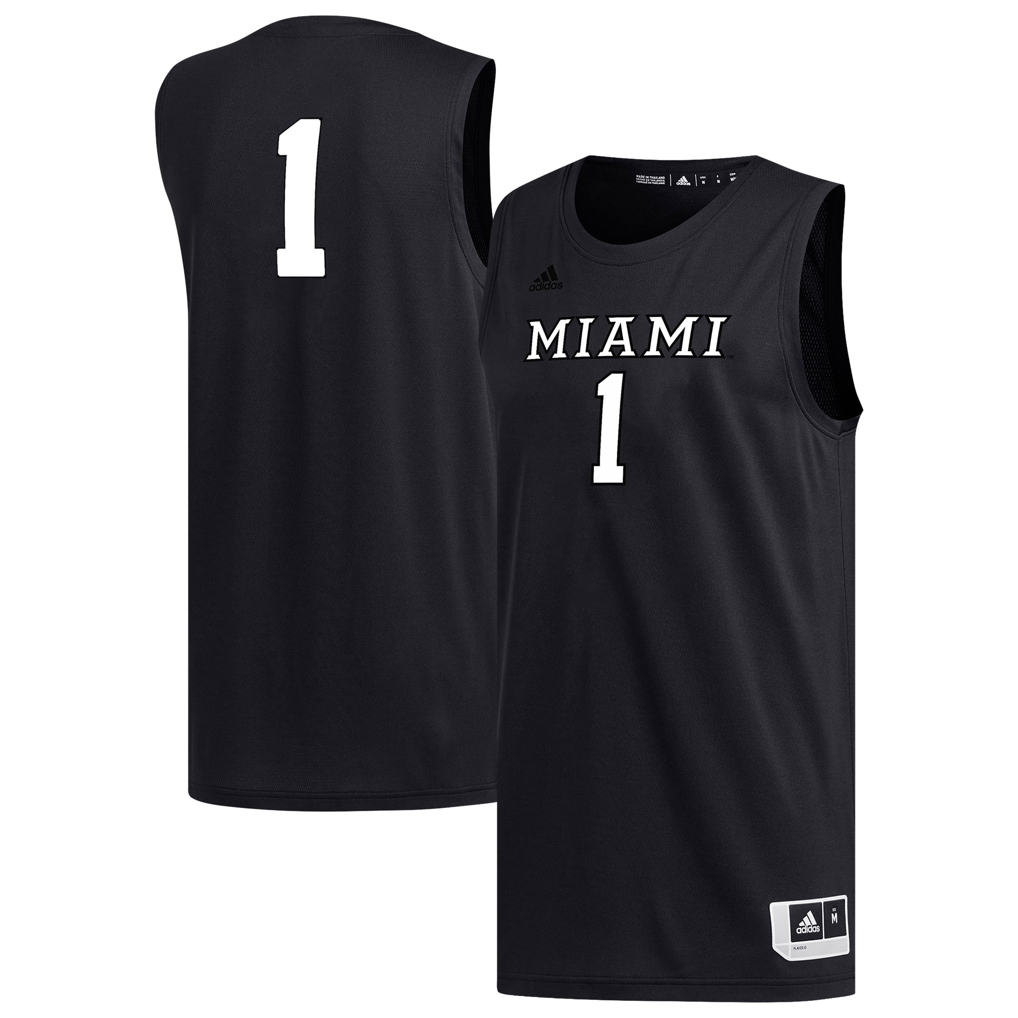 Women's Miami University RedHawks Black Replica Jersey