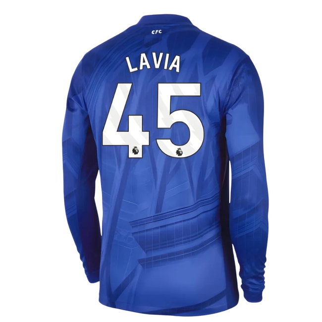 Kids' Chelsea 2025/26 Home Long Sleeve Jersey