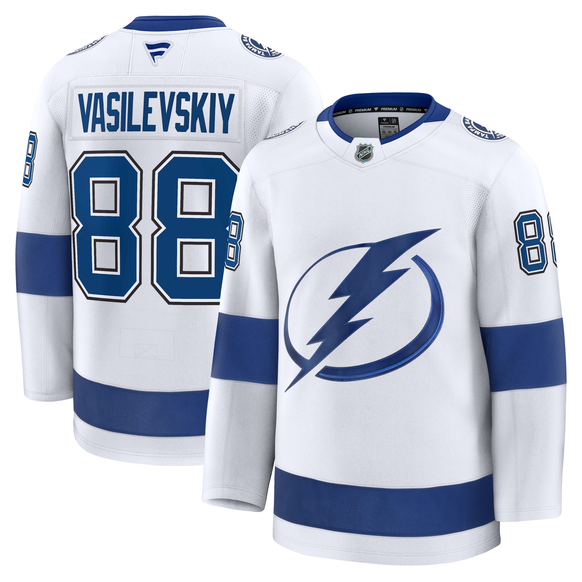 Kids' Tampa Bay Lightning White Away Jersey
