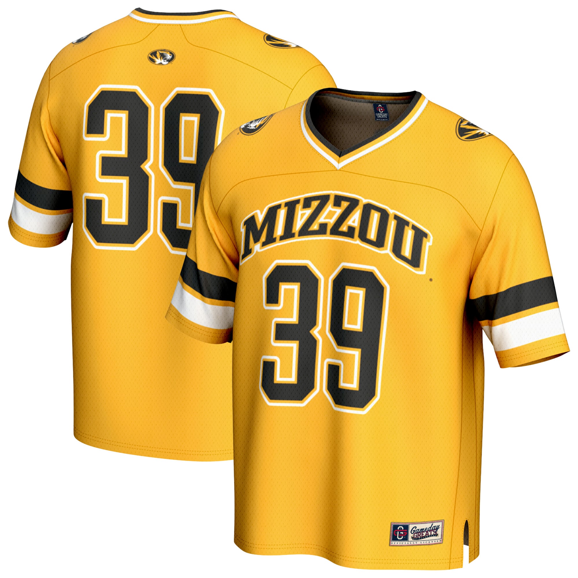 Women's Missouri Tigers Gold Fashion Jersey