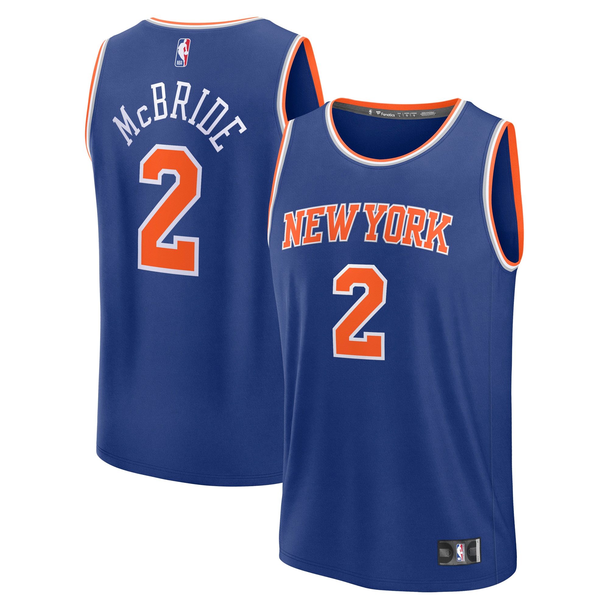 Men's New York Knicks Blue Icon Player Jersey