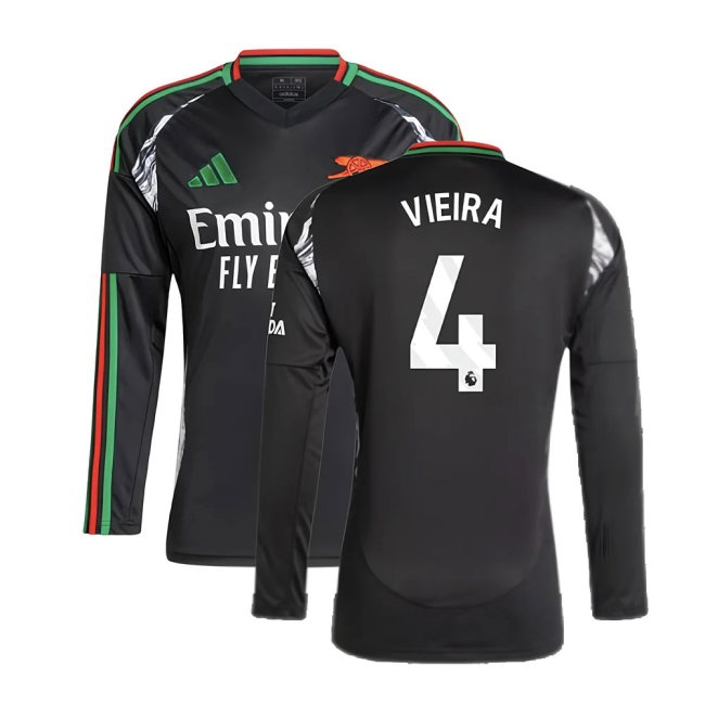 Men's Arsenal 2024/25 Away Long Sleeve Jersey