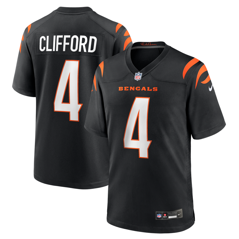 Men's Cincinnati Bengals Black Game Jersey