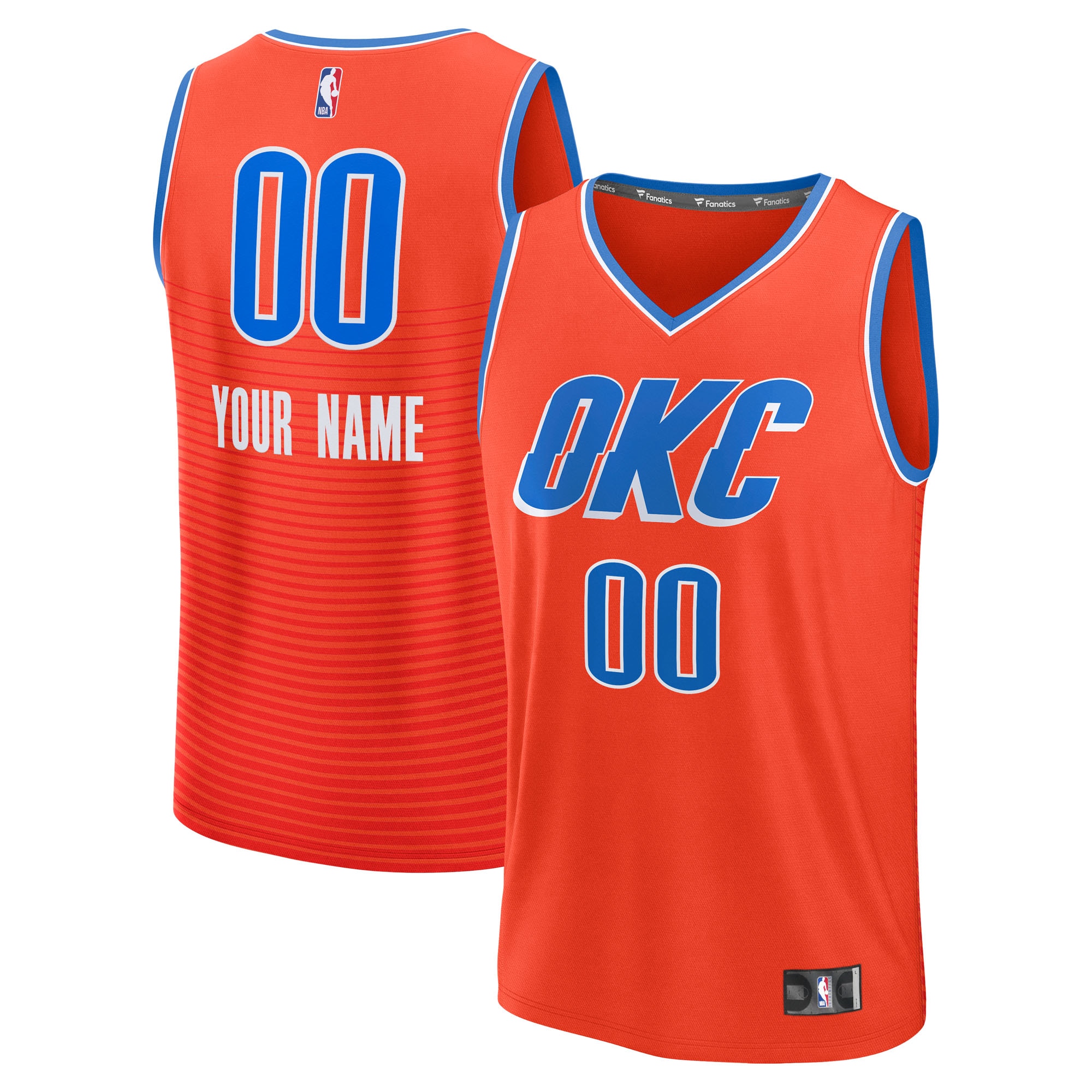 Men's Oklahoma City Thunder Orange Statement Jersey