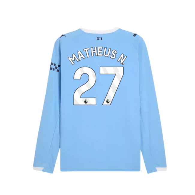 Women's Man City 2025/26 City Long Sleeve Jersey