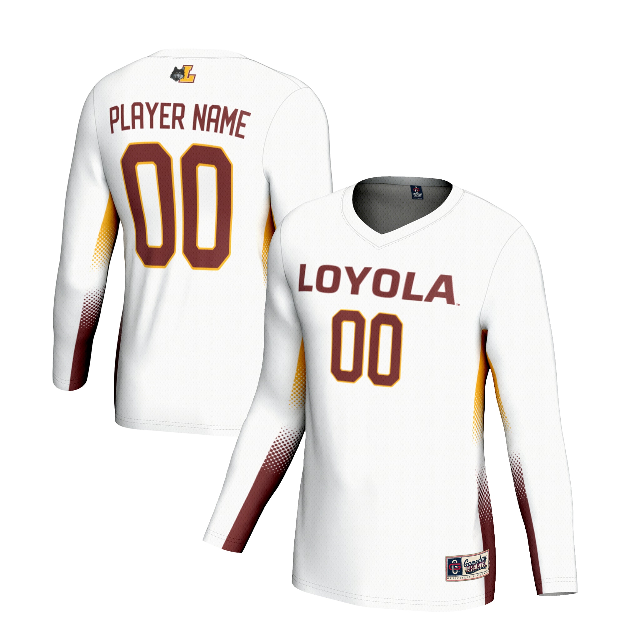 Women's Loyola Chicago Ramblers White Jersey
