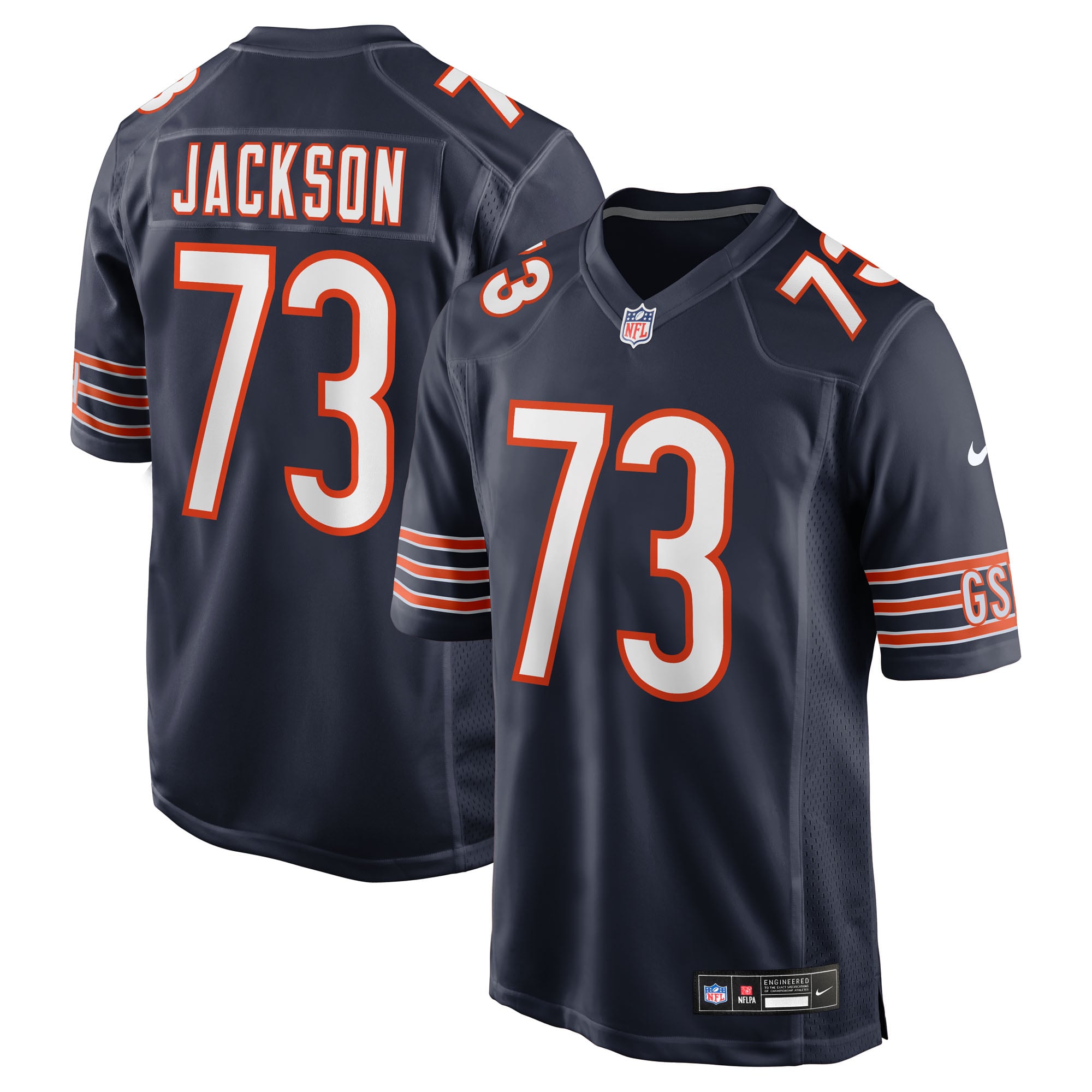 Men's Chicago Bears Navy Game Jersey