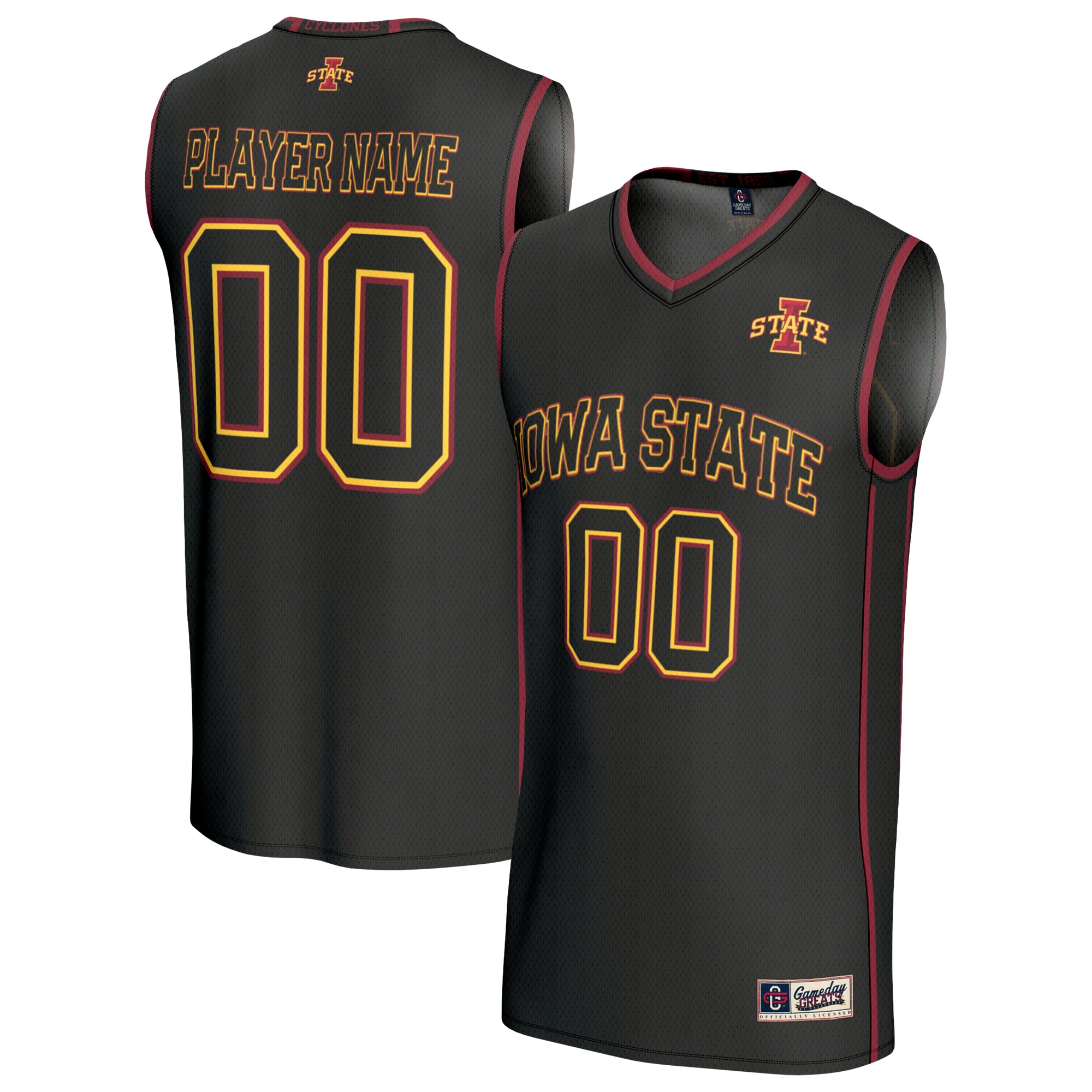 Women's Iowa State Cyclones Black Player Jersey