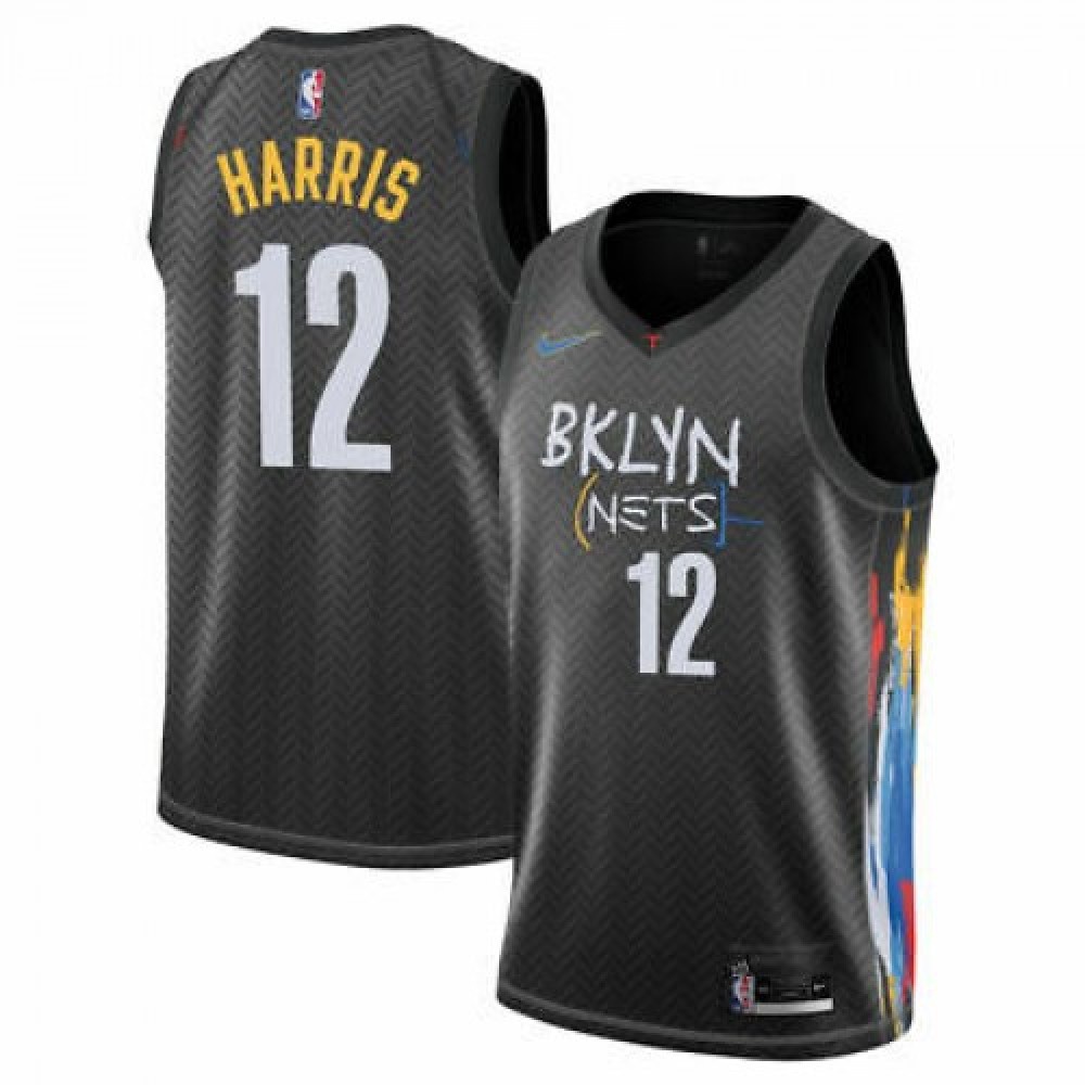 Men's Brooklyn Nets 2020/21 Black City Swingman Jersey